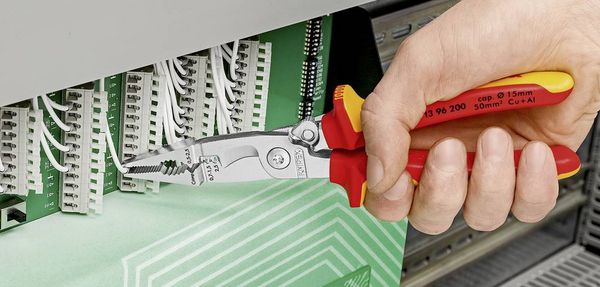 Produktbild: Knipex 13 96 200 Multifunktionszange 50 mm&sup2; (max) 0 awg (max) 15 mm (max)