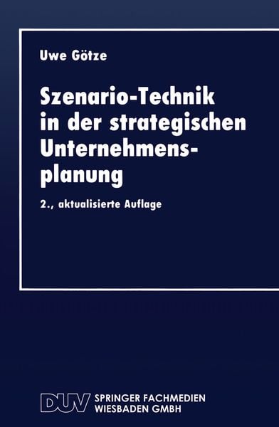 Produktbild: Szenario-Technik in der strategischen Unternehmensplanung