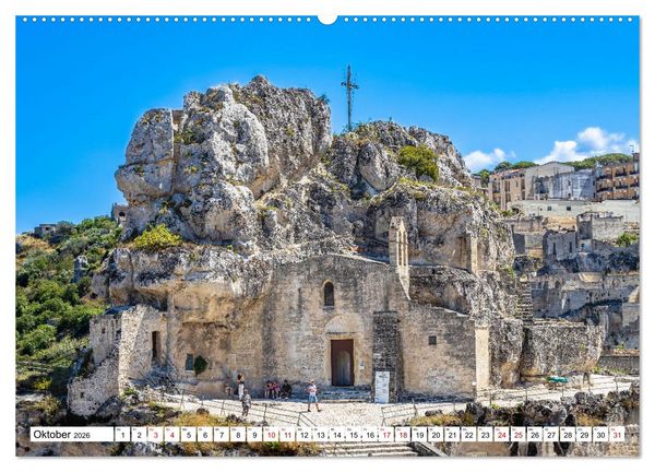 Produktbild: Matera - Die Stadt der Sassi (hochwertiger Premium Wandkalender 2026 DIN A2 quer), Kunstdruck in Hochglanz