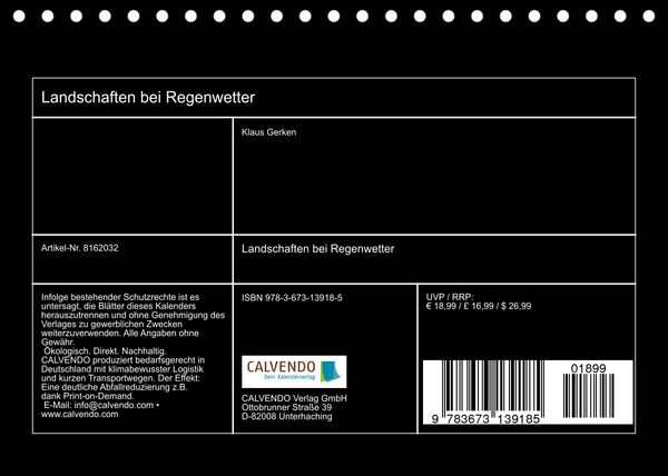 Produktbild: Landschaften bei Regenwetter (Tischkalender 2022 DIN A5 quer)