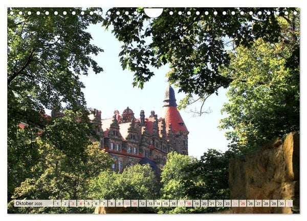 Produktbild: Schloss F&uuml;rstenstein in Polen (Wandkalender 2026 DIN A4 quer), CALVENDO Monatskalender