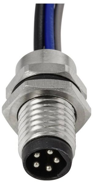 Produktbild: TRU COMPONENTS TC-13751904 Anschlussleitung M8 x 1 Stecker, gerade 0.2 m Polzahl Sensoren: 5 1 St.