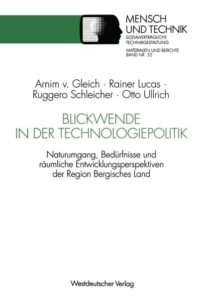 Produktbild: Blickwende in der Technologiepolitik
