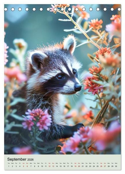 Produktbild: Baby Wildlife (Desk Calendar 2026 DIN A5 portrait), CALVENDO 12 Month DeskCalendar
