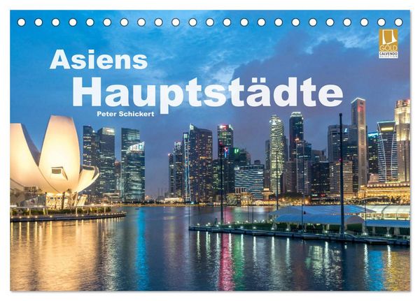 Produktbild: Asiens Hauptst&auml;dte (Tischkalender 2026 DIN A5 quer), CALVENDO Monatskalender
