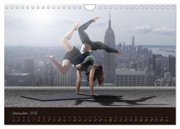 Produktbild: YogaPaare (Wandkalender 2026 DIN A4 quer), CALVENDO Monatskalender
