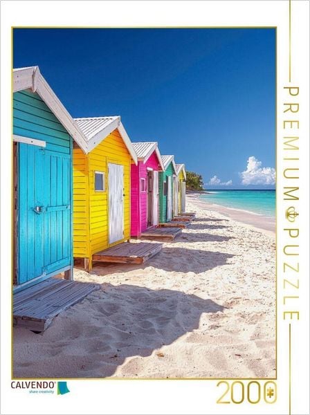 CALVENDO Puzzle Karibik | 2000 Teile Lege-Größe 90x67cm Foto-Puzzle für glückliche Stunden