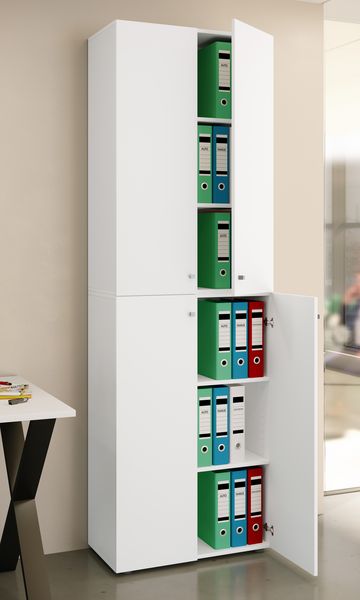 Produktbild: B&uuml;roschrank B&uuml;cher Ordner Aktenschrank Lona 6fach