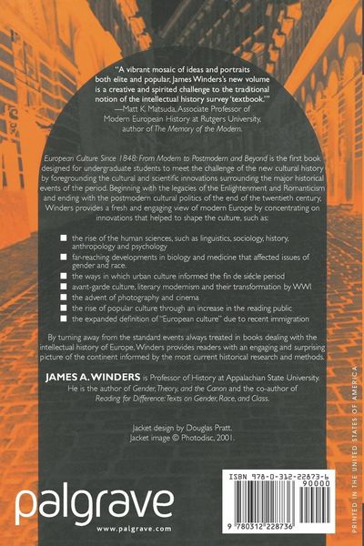 Produktbild: European Culture Since 1848
