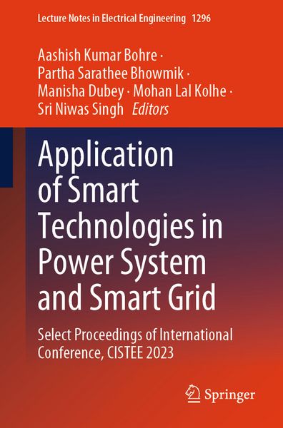 Produktbild: Application of Smart Technologies in Power System and Smart Grid