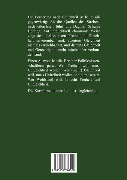 Lob der Ungleichheit