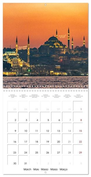 Produktbild: Turkey - Istanbul (Wall Calendar 2026 12 &times; 12 Inch) CALVENDO 12 Month Wall Calendar