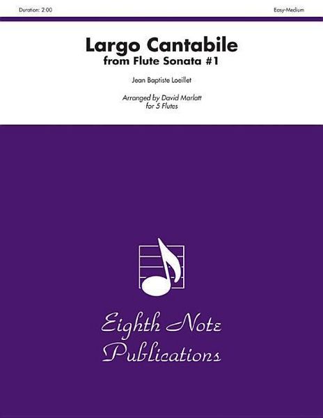 Produktbild: Loeillet, J: Largo Cantabile (from Flute Sonata #1)