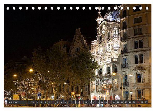 Produktbild: Metropole Barcelona (Tischkalender 2026 DIN A5 quer), CALVENDO Monatskalender