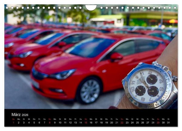 Produktbild: Armbanduhren reisen um die Welt (Wandkalender 2026 DIN A4 quer), CALVENDO Monatskalender