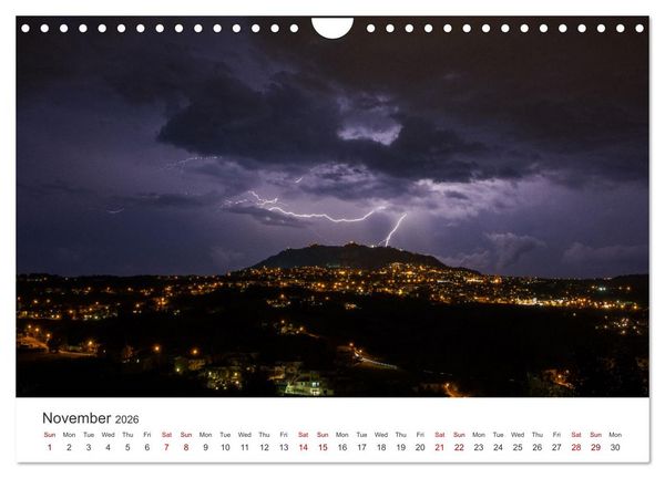 Produktbild: San Marino The oldest Republic in the world (Wall Calendar 2026 DIN A4 landscape), CALVENDO 12 Month Wall Calendar