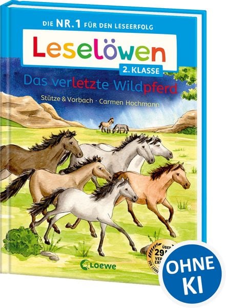 Produktbild: Lesel&ouml;wen 2. Klasse - Das verletzte Wildpferd