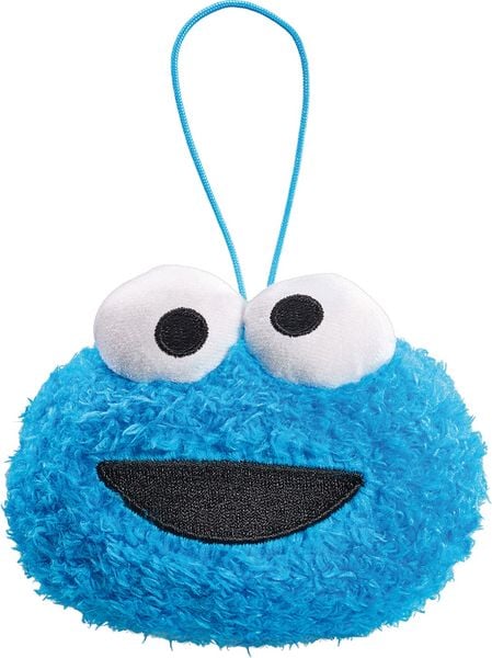 Schmidt 42885 - Sesamstraße: Krümelmonster, Anhänger, 7 cm, Plüsch