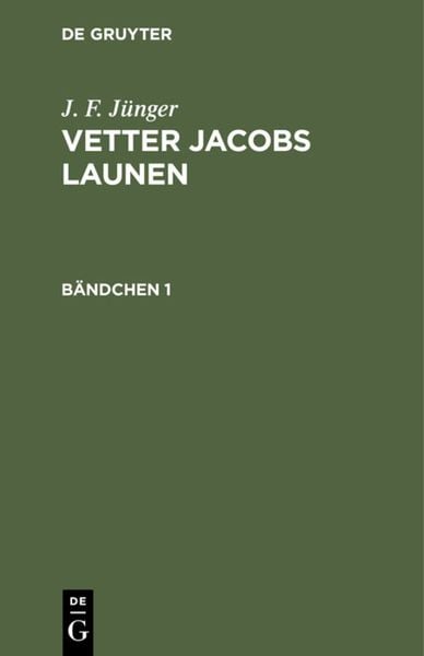 Produktbild: Vetter Jacobs Launen. B&auml;ndchen 1