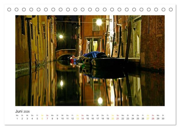 Produktbild: Venedig (Tischkalender 2026 DIN A5 quer), CALVENDO Monatskalender