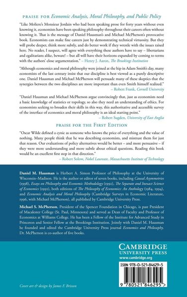 Produktbild: Economic Analysis, Moral Philosophy and Public Policy