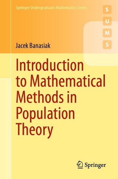 Produktbild: Introduction to Mathematical Methods in Population Theory