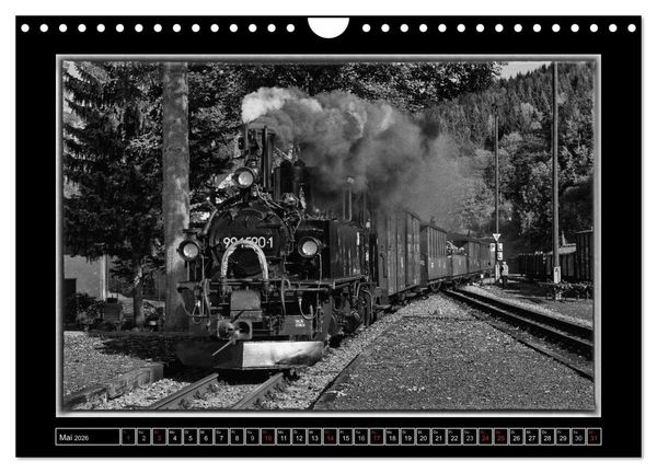 Produktbild: Die Pre&szlig;nitztalbahn (Wandkalender 2026 DIN A4 quer), CALVENDO Monatskalender