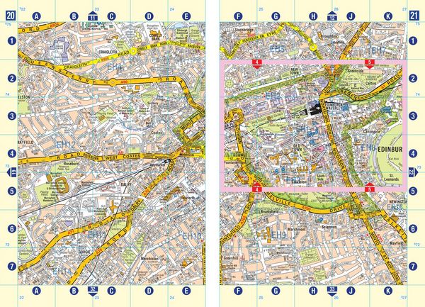 Produktbild: Edinburgh a-Z Street Atl Pb