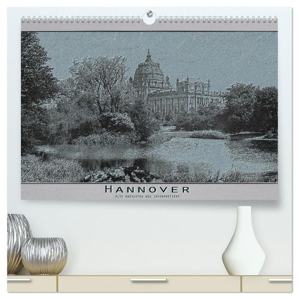 Produktbild: Hannover, alte Aufnahmen neu interpretiert. (hochwertiger Premium Wandkalender 2026 DIN A2 quer), Kunstdruck in Hochglanz