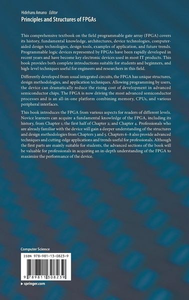 Produktbild: Principles and Structures of FPGAs