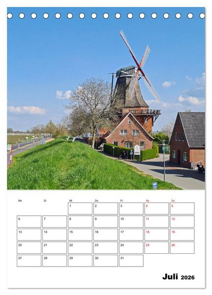 Produktbild: Fr&uuml;hling im Alten Land - Baumbl&uuml;tenzeit (Tischkalender 2026 DIN A5 hoch), CALVENDO Monatskalender