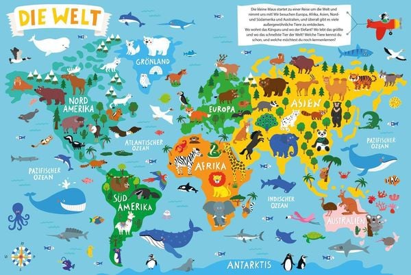 Mein kunterbunter Tieratlas