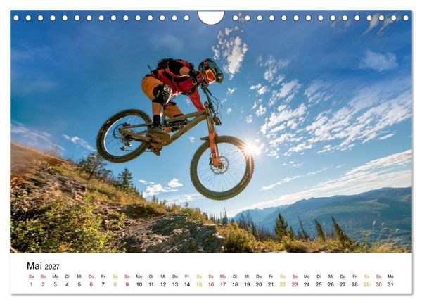 Produktbild: Mountainbike - Trails am Limit (Wandkalender 2027 DIN A4 quer), CALVENDO Monatskalender