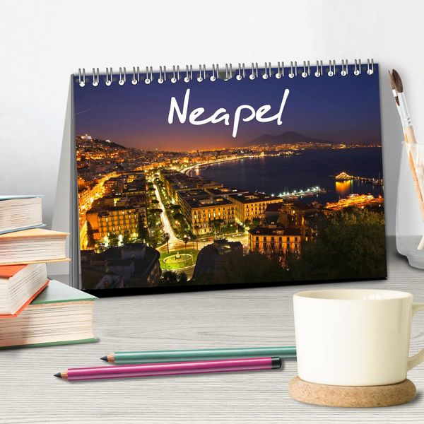 Produktbild: Neapel 2026 (Tischkalender 2026 DIN A5 quer), CALVENDO Monatskalender
