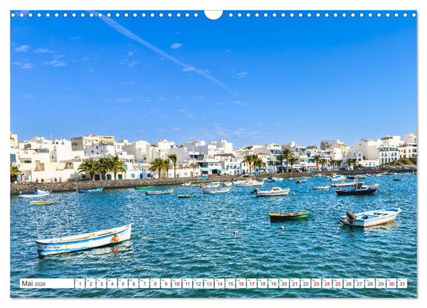 Produktbild: Lanzarote - Wo die Vulkane die Landschaft formten (Wandkalender 2026 DIN A3 quer), CALVENDO Monatskalender