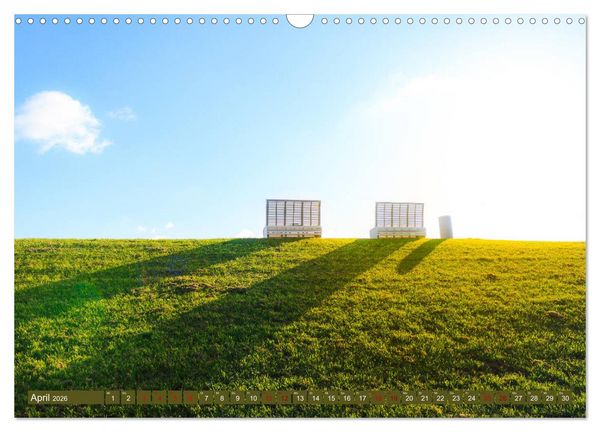 Produktbild: Einmaliges Westerhever (Wandkalender 2026 DIN A3 quer), CALVENDO Monatskalender