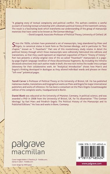 Produktbild: Marx and Engels's "German ideology" Manuscripts