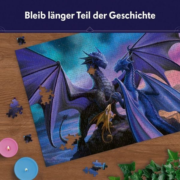 Produktbild: Erwachsenenpuzzle 500 Teile - Rebecca Yarros: Iron Flame