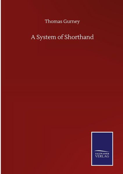 Produktbild: A System of Shorthand