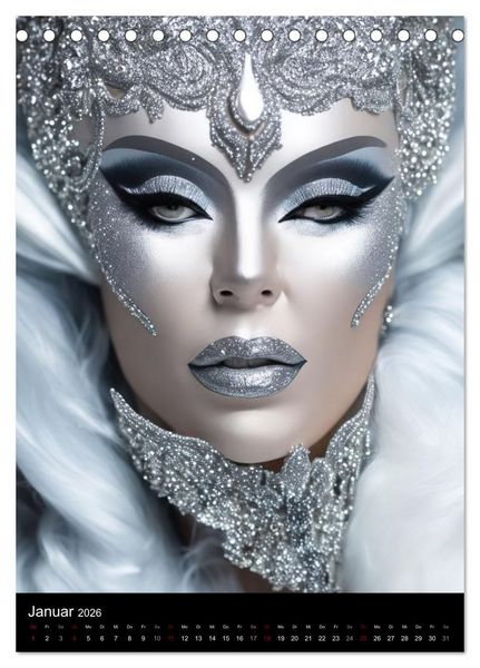 Produktbild: Drag Queens im Rampenlicht (Tischkalender 2026 DIN A5 hoch), CALVENDO Monatskalender