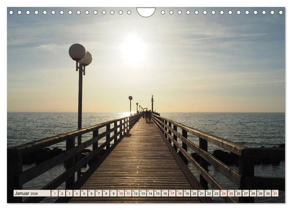 Produktbild: Ostseebad Wustrow K&uuml;stenimpressionen (Wandkalender 2026 DIN A4 quer), CALVENDO Monatskalender