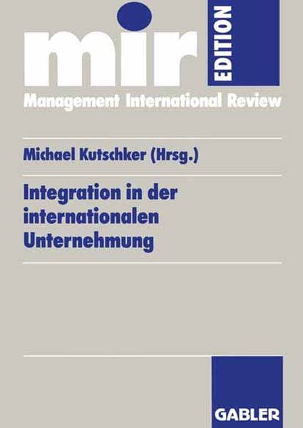 Produktbild: Integration in der internationalen Unternehmung