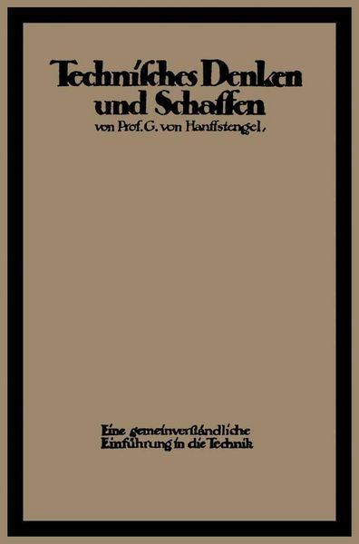 Produktbild: Technisches Denken und Schaffen