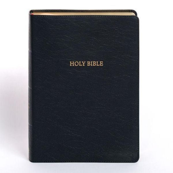 Produktbild: NASB Super Giant Print Reference Bible, Black Leathertouch