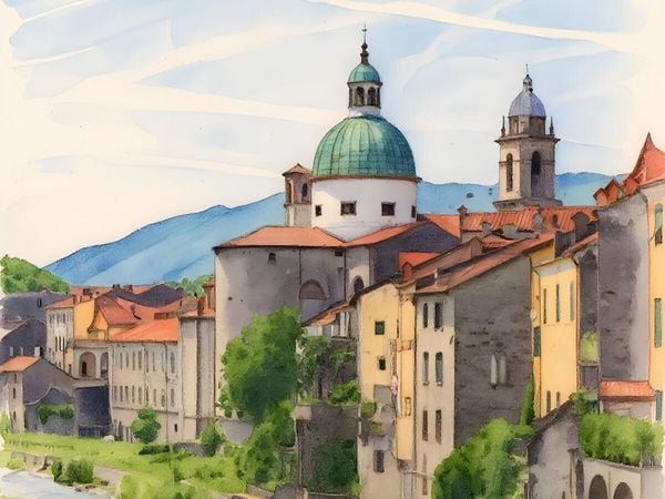 Produktbild: CALVENDO Puzzle Pontremoli | 1000 Teile Lege-Gr&ouml;&szlig;e 64x48cm Foto-Puzzle f&uuml;r gl&uuml;ckliche Stunden