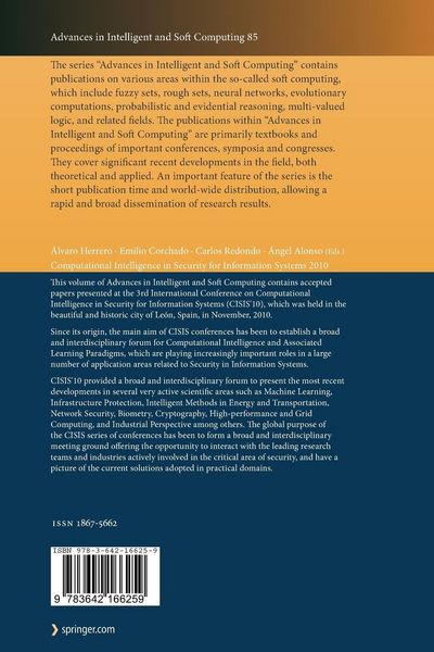 Produktbild: Computational Intelligence in Security for Information Systems 2010