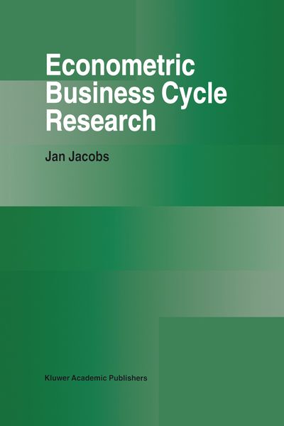 Produktbild: Econometric Business Cycle Research