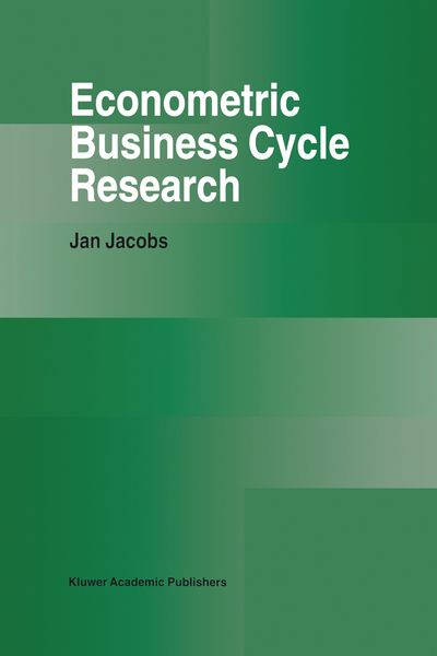 Produktbild: Econometric Business Cycle Research