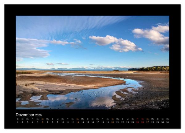 Produktbild: Neuseeland - Wunderwelt der Natur (Wandkalender 2026 DIN A4 quer), CALVENDO Monatskalender