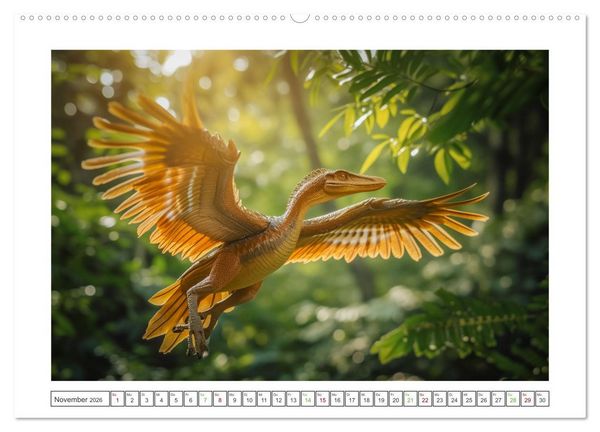 Produktbild: Giganten der Urzeit (Wandkalender 2026 DIN A2 quer), CALVENDO Monatskalender